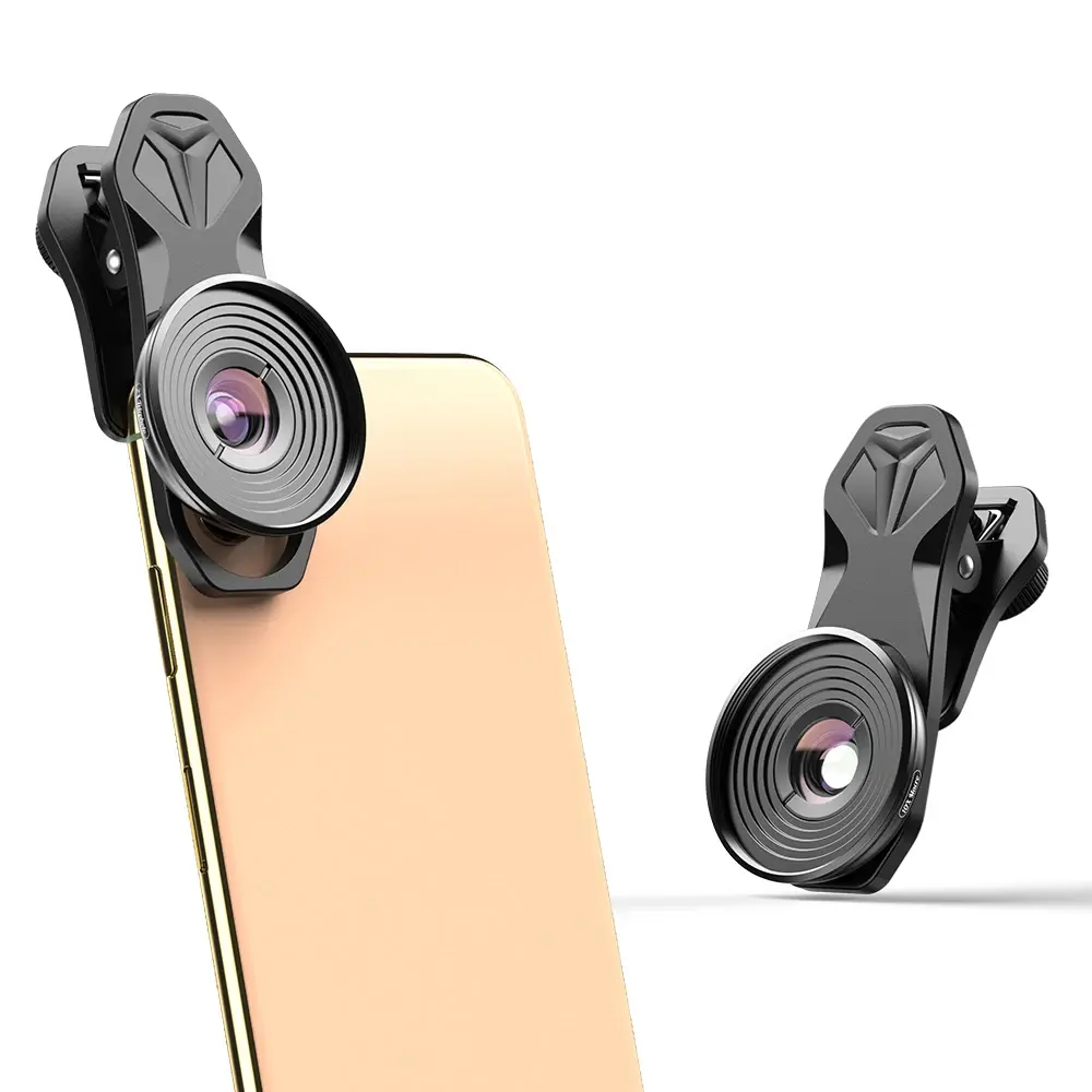 Evrensel 10X HD portre Lens profesyonel cep telefonu lensi geniş açı makro balıkgözü telefoto 5 in 1 kamera lensler için Smartphone