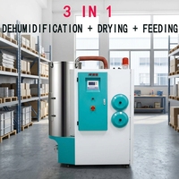 Sécheur déshumidificateur en résine plastique 3-en-1 Pengqiang ZILI 75KG, norme CE, avec rotor en nid d'abeille et chargeur automatique