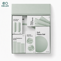 Ensemble d'accessoires de yoga et de pilates Cellux Custom Sage Green pour la maison et le studio