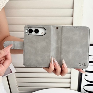 เคสโทรศัพท์หนัง PU ชุบเคลือบเงาแบบ 2 in 1 พร้อมแม่เหล็กและที่ใส่บัตร สำหรับ iPhone Duo พร้อมฟิล์มกันรอยหน้าจอ ป้องกันการกระแทก - Product Image 6