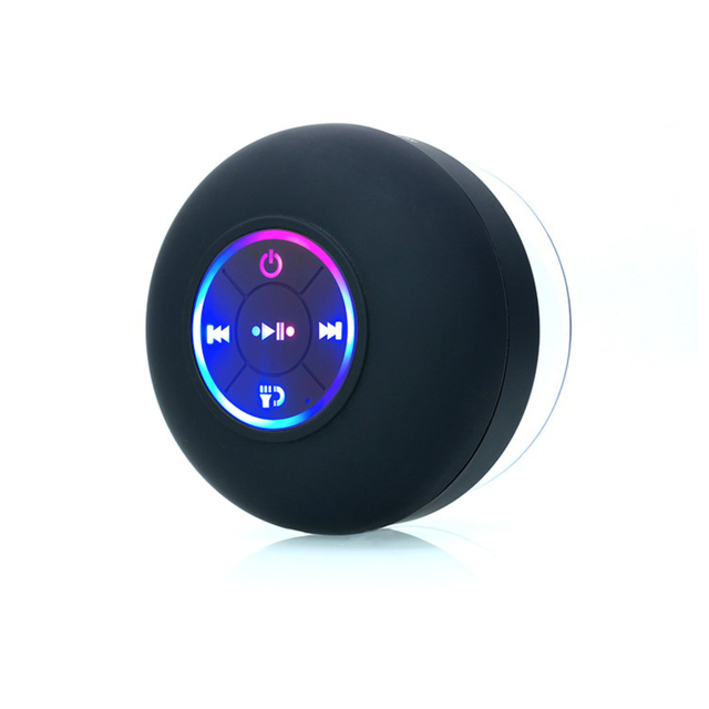 Best Selling Led Wireless Speaker Portable Waterproof Suction Cup Mini Shower Speaker