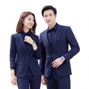 <span class=keywords><strong>Terno</strong></span> OEM con el mismo Traje Temperamento informal Gerente de otoño Presidente Trajes profesionales de gama alta <span class=keywords><strong>para</strong></span> hombres y mujeres 2 piezas - Product Image 6