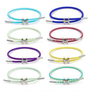 <span class=keywords><strong>Bracelet</strong></span> élégant en chaîne de cuivre, Gants en <span class=keywords><strong>maille</strong></span> de fil d'acier inoxydable, <span class=keywords><strong>Bracelet</strong></span> réglable en titane plaqué or 3D, étanche - Product Image 2