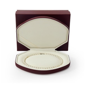 กล่องใส่เครื่องประดับหนัง PU แบบกำหนดเอง กล่องเหล็กหุ้มมุก ชุดสร้อยคอ กล่องของขวัญ บรรจุภัณฑ์เครื่องประดับมุก - Product Image 4