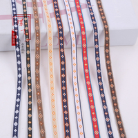 Ruban Jacquard diamanté de 0,8 cm pour textiles de maison, décorations de fenêtres, garnitures de vêtements, accessoires de dentelle faits main DIY