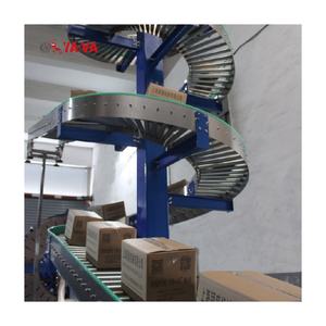 Transportador de rodillos de gravedad elevador Vertical en espiral para alimentos, bebidas, plantas de fabricación, transportador de tornillo de rodillo de conducción usado - Product Image 2