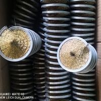 Brosses en spirale intérieure en fil d'acier de qualité industrielle et DIY pour le nettoyage, le polissage et le détartrage des fils, respectueuses de l'environnement, personnalisation OEM