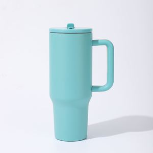 Cross-border 40oz Car Mug 304 Stainless Steel Vacuum 6-12hr Large Capacity Outdoor Portable Handle Cold Vacuum <b>Flask</b> <b>Bottle</b> - Product Image 2