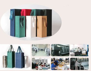 Sáng Tạo Mới Bao Bì Túi Quà Tặng Giấy Với Chuỗi Cho Rượu Vang Đỏ Rượu Sâm Banh Chai Tàu Sân Bay Chủ Đóng Gói - Product Image 6