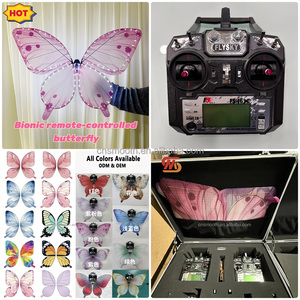 SMOOTH - Mariposa Biónica LED Más Vendida, Mariposa con Control Remoto, Drones con Movimiento <span class=keywords><strong>de</strong></span> Alas, para Bodas, Eventos, Fiestas Musicales - Product Image 3