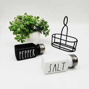 Ensemble de 2 shakers <span class=keywords><strong>en</strong></span> <span class=keywords><strong>verre</strong></span> pour salière, poivrière, épices chaudes idéales pour le barbecue et le barbecue. - Product Image 6