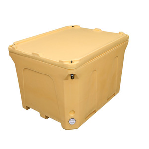 ภาชนะเก็บปลาหุ้มฉนวนสองชั้น Hdpe,ภาชนะขนาดใหญ่ติดผนังสองชั้นแบบปกติสำหรับขนส่งสินค้าหนัก600L - Product Image 4