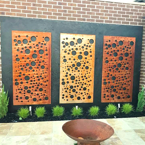 Cordon de découpe laser en acier, art décoratif mural pour arbres, <span class=keywords><strong>fleurs</strong></span> et arbres, 1 pièce - Product Image 2