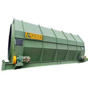 stale garbage and municipal solid waste sorting equipment waste recycling trommel screen