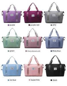 ชุดกระเป๋าจัดระเบียบเดินทางแบบซิป Unisex ลายตัวอักษร  น้ำหนักเบา ทำจากไนลอน  จุของได้เยอะ  กันน้ำ  ดีไซน์ทันสมัย - Product Image 2