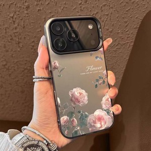 Sogno <span class=keywords><strong>rosa</strong></span> <span class=keywords><strong>rosa</strong></span> stampa placcato argento chiave TPU PC custodia per Iphone 8 Xs 11 12 <span class=keywords><strong>13</strong></span> 14 16 17 Air - Product Image 2