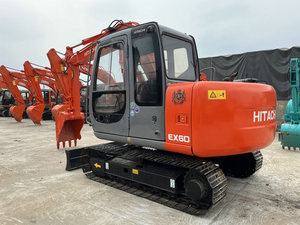 Miniexcavadora Hitachi ZX60 Usada de Alta Calidad, Tipo Oruga, Motor, Bomba, Rodamientos, Modelo 2024, Excelente Estado, Precio Reducido - Product Image 2