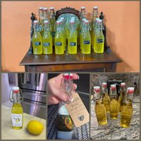 Bouteilles en verre à couvercle basculant pour extraits faits maison, jus de coquito, bouchons hermétiques anti-fuite, joints supplémentaires, diffuseur à bâtonnets