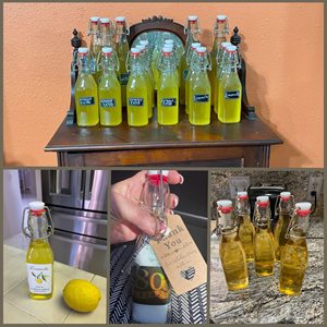 Bouteilles en verre à couvercle basculant pour extraits faits <span class=keywords><strong>maison</strong></span>, jus de coquito, bouchons hermétiques anti-fuite, joints supplémentaires, diffuseur à bâtonnets - Product Image 5