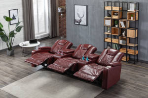 Sofá <span class=keywords><strong>de</strong></span> <span class=keywords><strong>Cine</strong></span> Clásico Moderno, Sillón Reclinable para <span class=keywords><strong>Cine</strong></span> en Casa, Sofá <span class=keywords><strong>de</strong></span> <span class=keywords><strong>Cine</strong></span> Simple y Elegante - Product Image 3