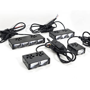 नए एक्स 6 इलेक्ट्रिक वाहन के नेतृत्व वाले ट्रक ऑफ-रोड फ्रंट ग्रिल छिपे हुए स्पॉट लैंप <span class=keywords><strong>12</strong></span> वी लेजर कैनन बाहरी ग्रिल फ्लैशिंग हेडलाइट - Product Image 1