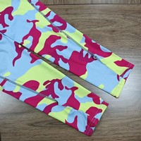 Pakaian Olahraga Pria untuk Memancing, Baju Kompresi Khusus, Cepat Kering, Anti UV, Motif Kamuflase Musim Panas, Grosir