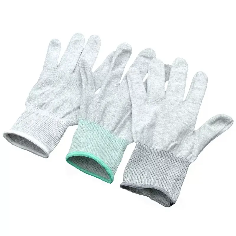 SHuoya supply designed antistatic fixer polyco matrix red gloves pu glove