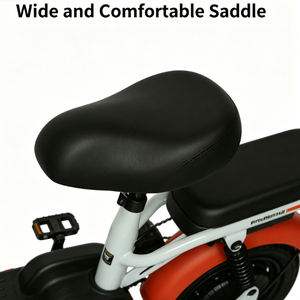 Vélo électrique urbain léger et durable en acier à haute teneur en carbone avec batterie au plomb-acide - Product Image 4