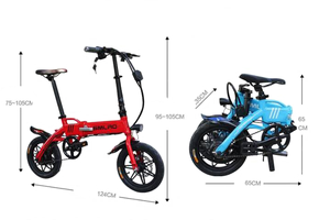 Vélo Électrique <span class=keywords><strong>Pliable</strong></span> <span class=keywords><strong>14</strong></span> <span class=keywords><strong>Pouces</strong></span>, 36V 250W, Ebike, Livraison Directe depuis nos Entrepôts UE, États-Unis et Royaume-Uni - Product Image 6
