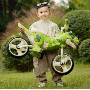 Vélo d'équilibre pour enfants en plastique, jouet à roulettes pour tout-petits avec roues en PP Flash/Common, style tricycle, design de voiture - Product Image 3