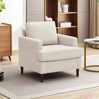 Chaise de salon moderne, légère, durable et confortable pour la maison, le bureau et l'appartement