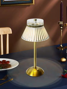 Moderne minimalist ische wiederauf ladbare USB-Lade-LED-Metall tisch lampe Nachttisch-und Schreibtisch leuchten mit Batteries trom versorgung - Product Image 3