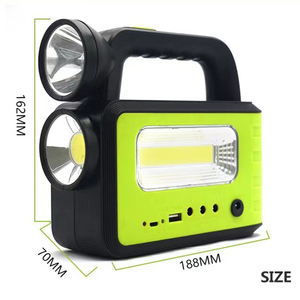 Foco <span class=keywords><strong>Led</strong></span> Panel de carga solar Bancos de energía portátiles 3 bombillas <span class=keywords><strong>LED</strong></span> Linternas Camping al aire libre Linternas <span class=keywords><strong>LED</strong></span> recargables solares - Product Image 5