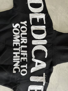 Sweat-shirts surdimensionnés avec <span class=keywords><strong>patch</strong></span> brodé personnalisé, logo personnalisé, haute qualité, poids lourd, sweat-shirts personnalisés à coupe ample et courte - Product Image 3