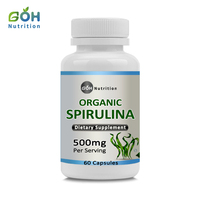 GOH OEM Private Label Spirulina Capsules/Gummies/Tablets Spirulina Capsules