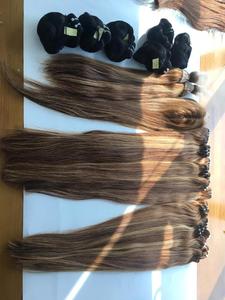 นามสกุลผมมนุษย์ที่มีคุณภาพสูงผมบริสุทธิ์ซูเปอร์คู่วาดเปียโนไฮไลท์คาราเมลเฉดสีมัดผม - Product Image 3