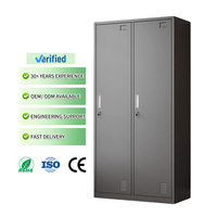 Casier en acier à 6 portes pour étudiants, armoire à colis en métal avec miroir pour le rangement des vêtements, utilisation dans les dortoirs scolaires, ateliers
