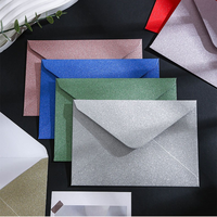 Enveloppe de mariage personnalisée en papier brillant avec carte intérieure, enveloppe brillante colorée avec design personnalisé