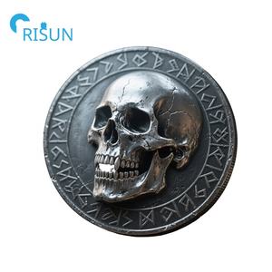 3D gouvernail crâne F-35 avion de chasse Airbone pistolet Pirate commémoratif défi porte-pièces personnalisé 3d gravé défi pièce - Product Image 4