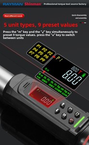 <span class=keywords><strong>Clé</strong></span> <span class=keywords><strong>dynamométrique</strong></span> électronique numérique de haute précision de qualité industrielle 340N à cliquet pour application <span class=keywords><strong>moto</strong></span> et allumage - Product Image 6