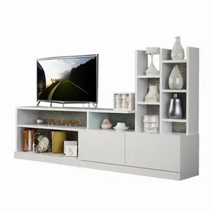 Tv stand armadietto di stoccaggio in legno armadi da esposizione per il vostro soggiorno mobili con libreria