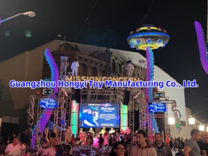 Decoración de Fiesta Espacial, Luz LED Inflable, OVNI Loco, <span class=keywords><strong>Platillo</strong></span> Volador, Globo Inflable para <span class=keywords><strong>Discoteca</strong></span> - Product Image 2