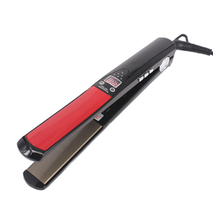 Fer à lisser en titane à vente chaude, marque privée OEM, <span class=keywords><strong>plancha</strong></span> de cabello professionnelle - Product Image 1