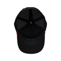 Personnalisé pressé 5 panneaux Gorras Sport Casquette imperméable à l'eau découpé au laser trou Hydro Hat Patch en caoutchouc pour le golf Baseball PVC Casquette TPU