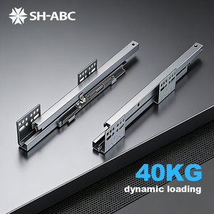 183mm 높이 유리 측면 소프트 클로즈 이중벽 서랍 투명 모던 주방 캐비닛 서랍 슬라이드 다이닝 침실용 - Product Image 2