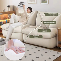 Idée moderne Mini chaise simple modulaire Intérieur Pratique Enveloppe peu encombrante Design Canapé paresseux pour le salon