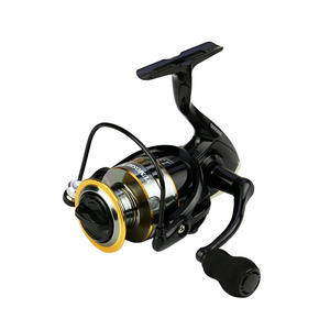 Carrete de pesca giratorio totalmente metálico para pesca en el mar, carrete de señuelos para mano derecha, carrete de pesca en playa y océano, 1 unidad - Product Image 1