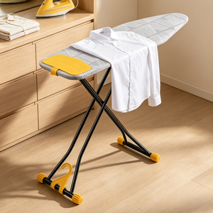 Planche <span class=keywords><strong>à</strong></span> <span class=keywords><strong>repasser</strong></span> pliable en métal durable de haute qualité, grande taille, <span class=keywords><strong>table</strong></span> <span class=keywords><strong>à</strong></span> <span class=keywords><strong>repasser</strong></span> pour la maison avec crochet de suspension pour buanderie - Product Image 1