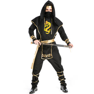 Costume de ninja japonais pour adulte, costume de cosplay pour fête d'Halloween, costume de ninja rouge cool pour <span class=keywords><strong>homme</strong></span> - Product Image 1