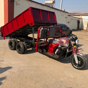 Tricycle de transport à 9 roues refroidi par eau de 400 cm³, charge utile maximale de 2500 kg pour la construction et l'agriculture - Product Image 1